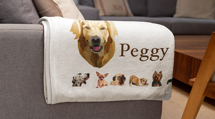 A custom pet blanket; the perfect thanksgiving gift