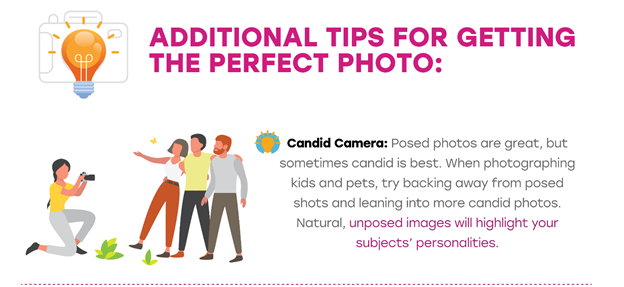 Printerpix Additional Tips For Getting The Perfect Photo: Candid Camera