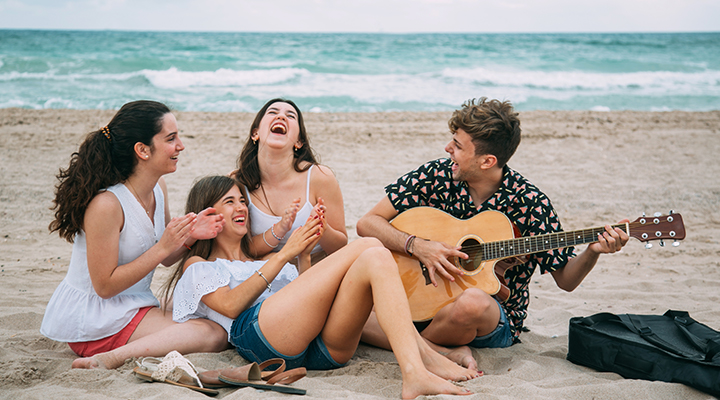 A summer birthday spent at the beach