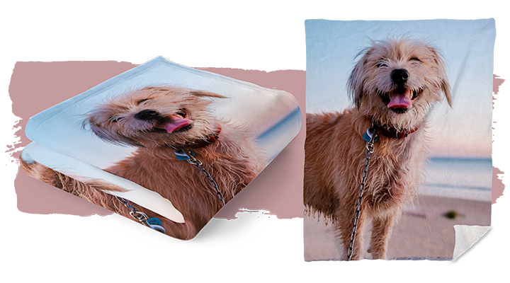 pet photo blanket 