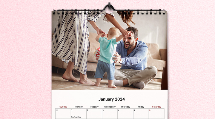Family & everyday joy calendar theme.