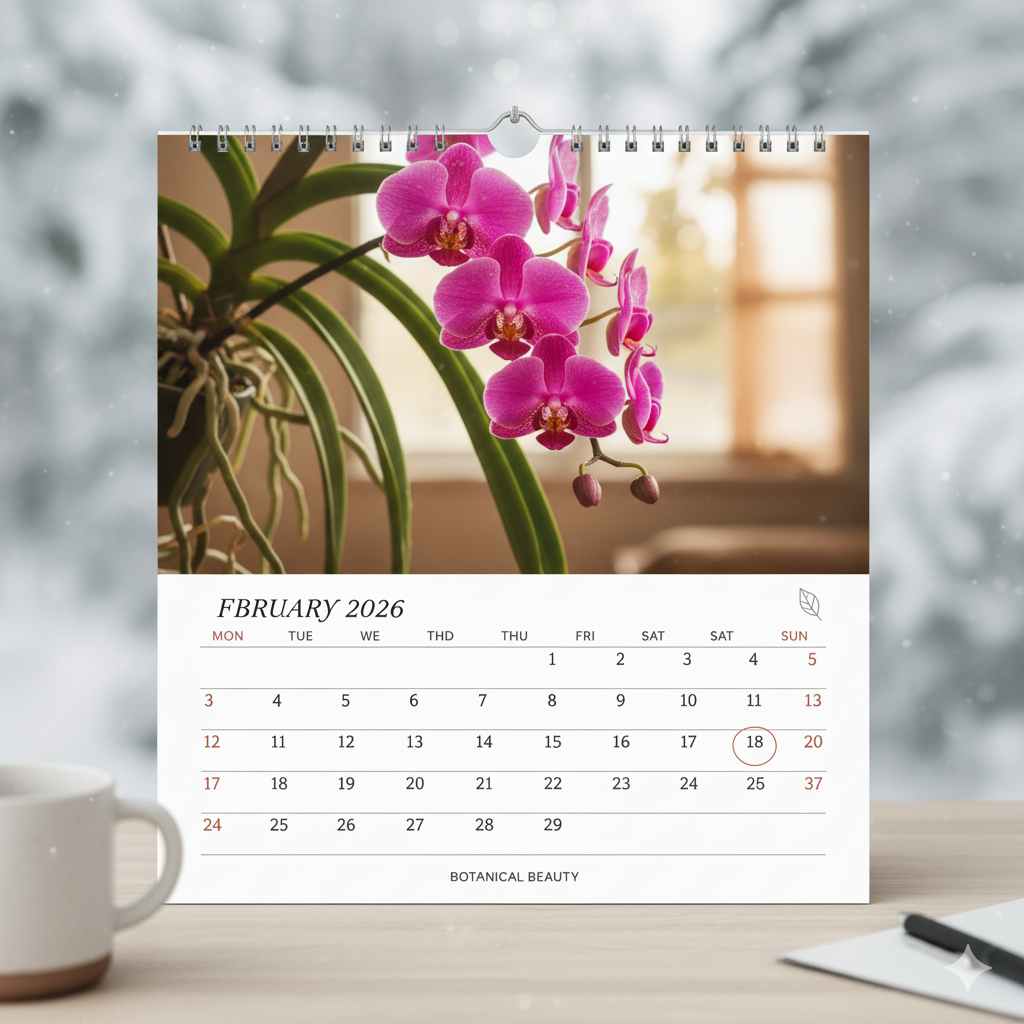 Seasonal and aesthetic calendar theme.