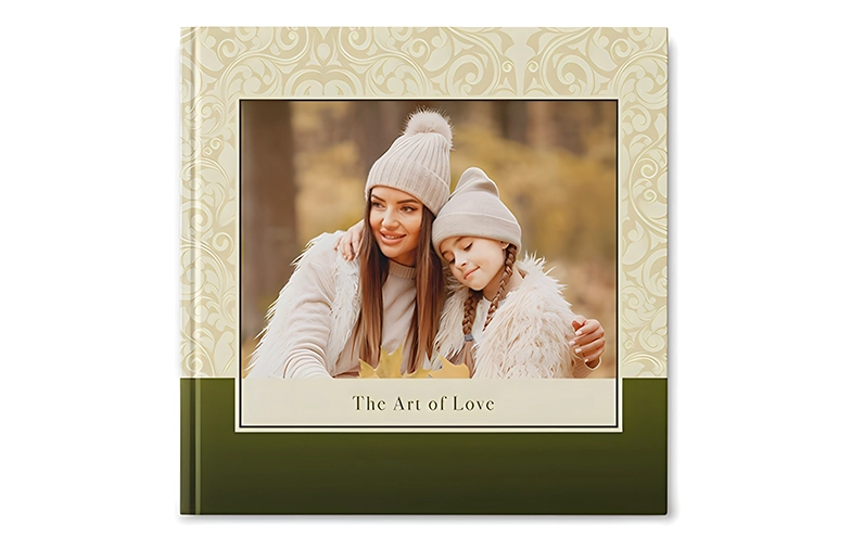 Vintage photo book theme.