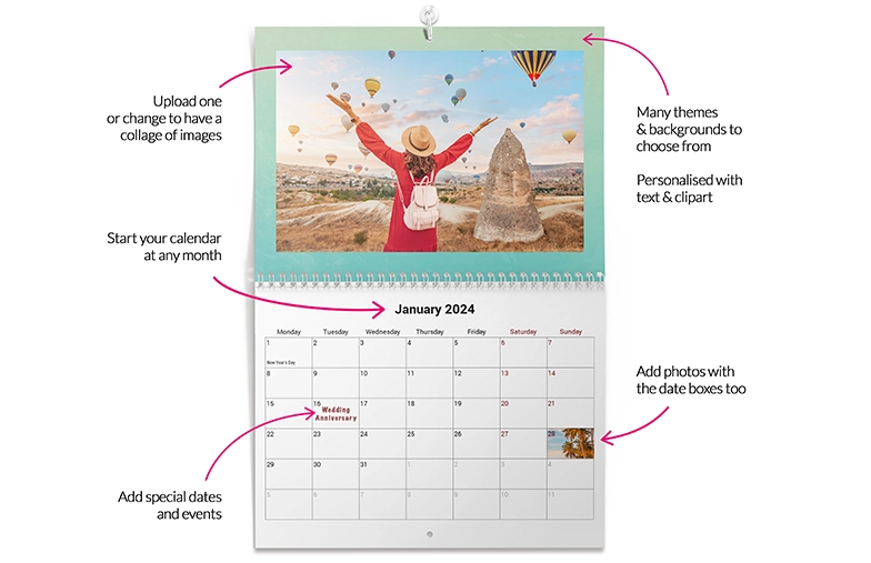 Photo Kitchen Calendars