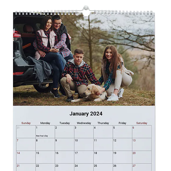 Full Size Photo Wall Calendar