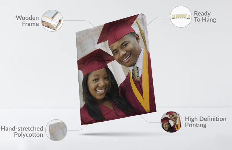 Grad Photo Printer Canvas Prints for Graduation Gifts | Printerpix