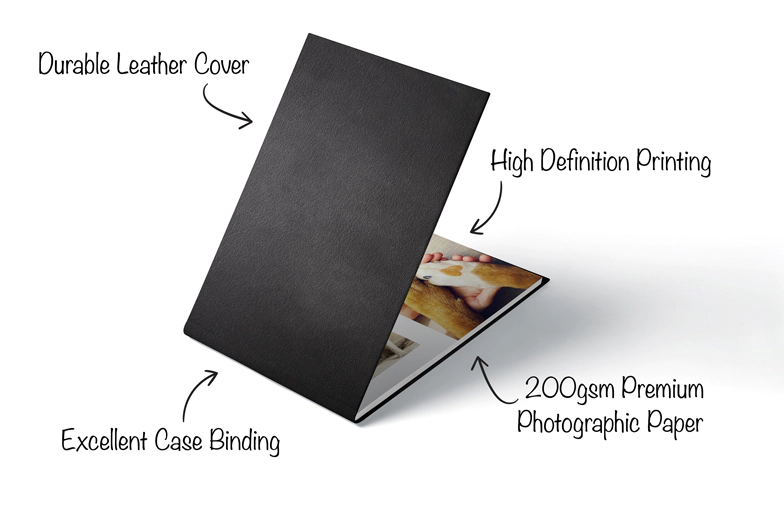 Wedding and bride photos in custom printed photo album by Printerpix