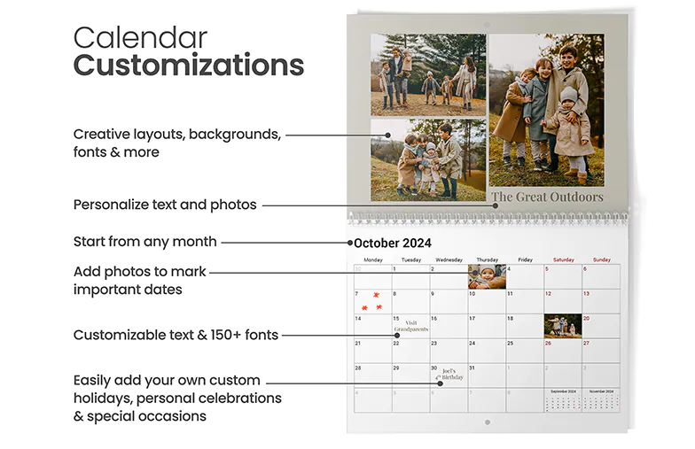 Photo Kitchen Calendars