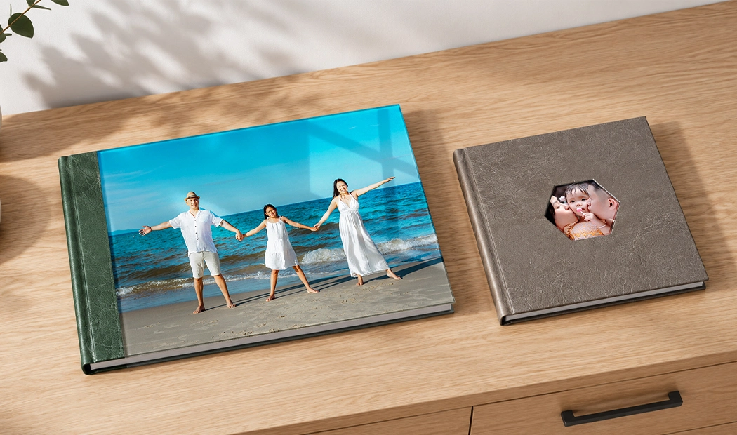 Handmade Leather Wedding Album - Image 5