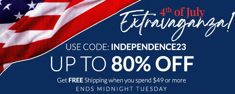 4th of July Extravaganza up to 80% off
