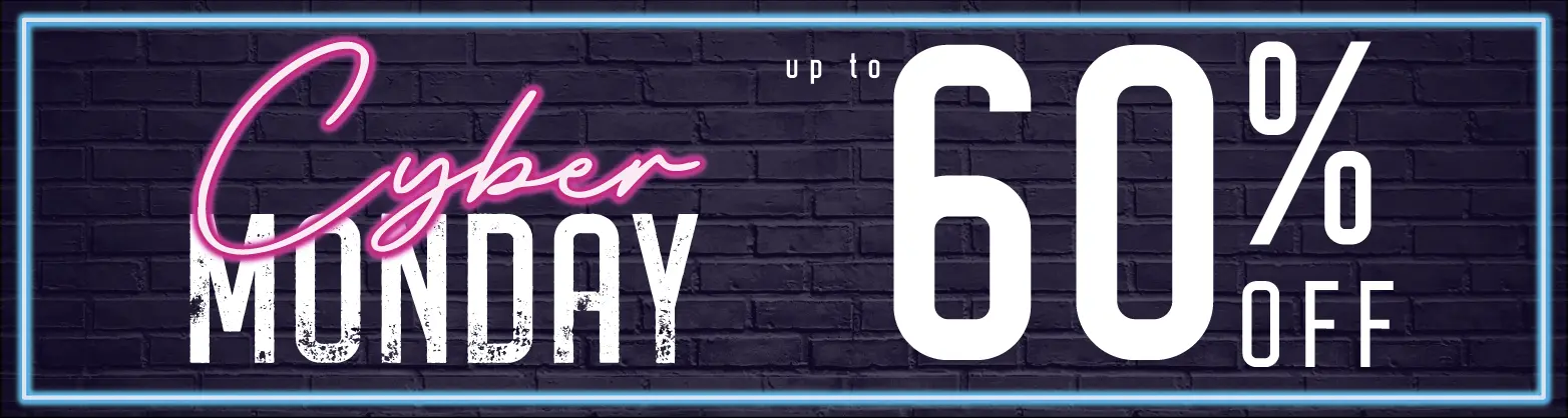Cyber Monday 60% Off