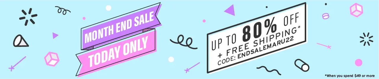 End of the month sale