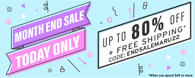 End of the month sale