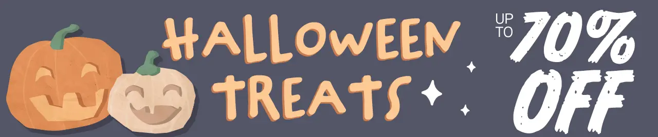 Halloween Treats up to 70% OFF