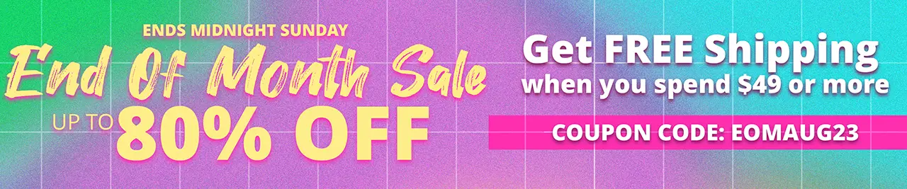 End of the month sale