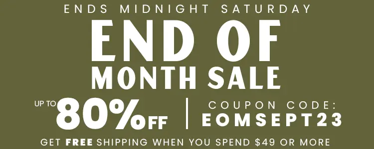 End of Month Sale
