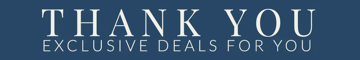 Thank you - Exclusive Special Offers for you