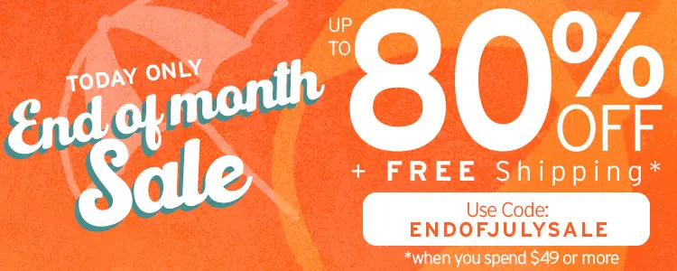 End of the July sale