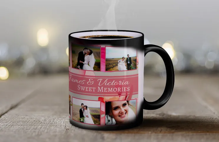 Magic mug for wedding