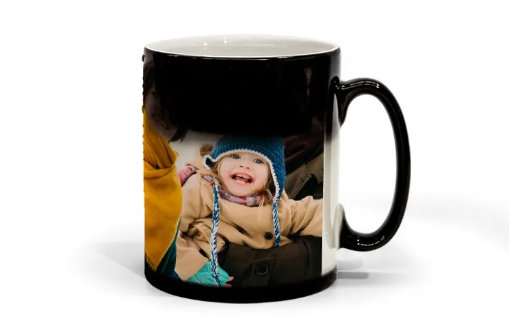 Custom magic mug with photo of baby
