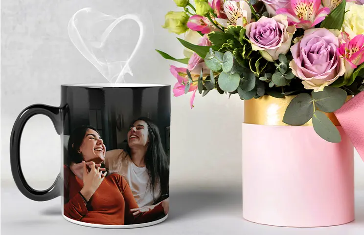 Magic Mug|Magic Mug|Three mugs: one empty (blank), one half full (half an image) and one full (full image)|Magic Mug|Magic Mug|Magic Mug|||||