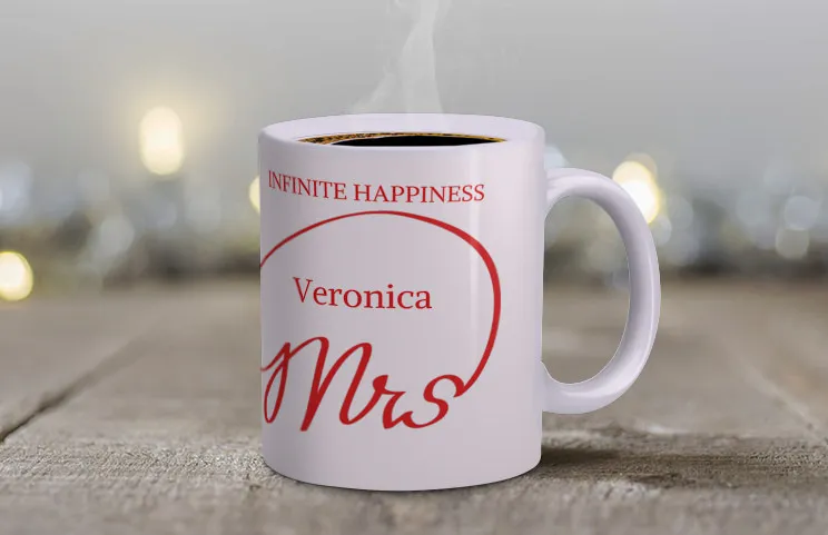 Custom mug for wedding