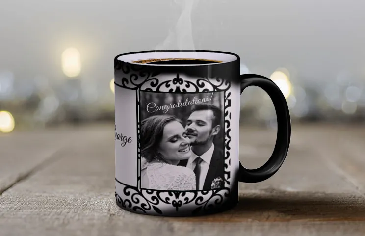 Magic mug for wedding