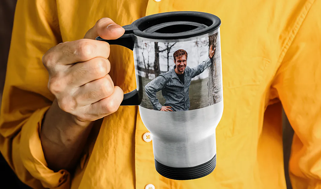 Personalized Travel Mugs, Photo Travel Mugs