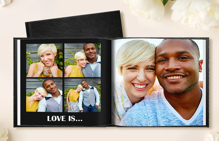 Valentina Black Leather Photo Books