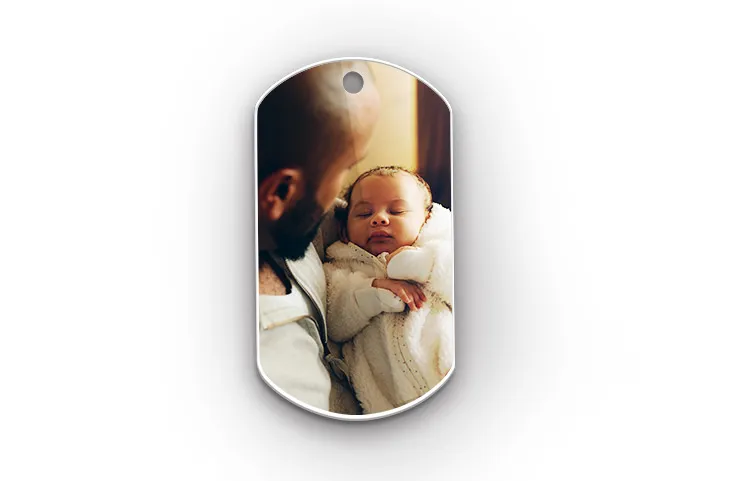 Keychain of father and baby general