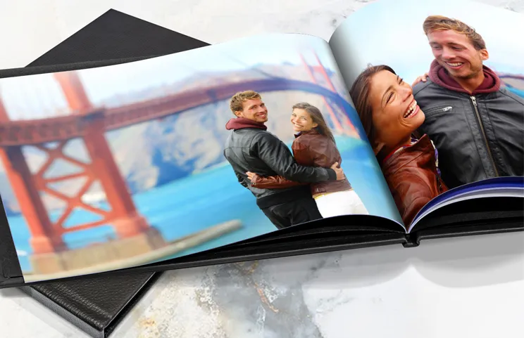 Valentina Black Leather Photo Books
