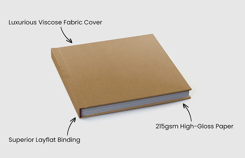 Luxury Layflat Photo Book – Full Fabric Cover