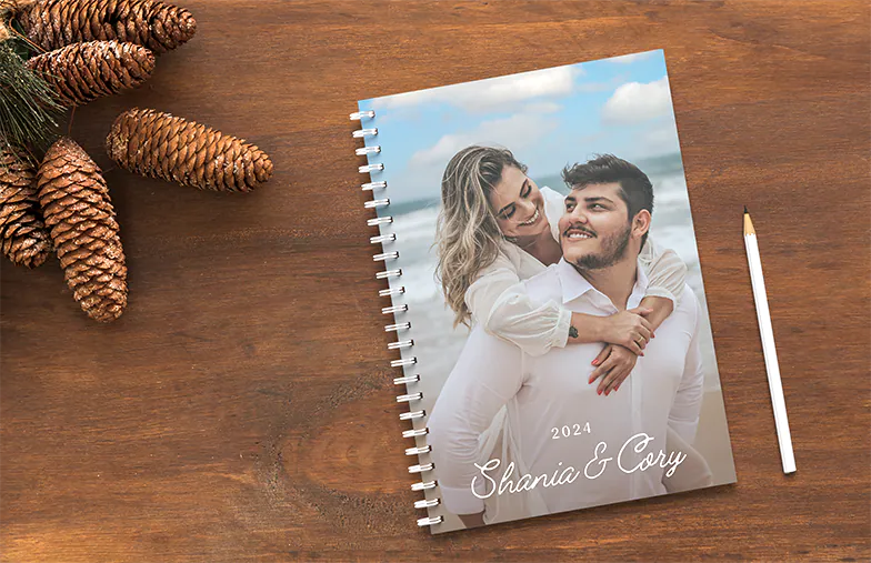 Spiral bound daily planner