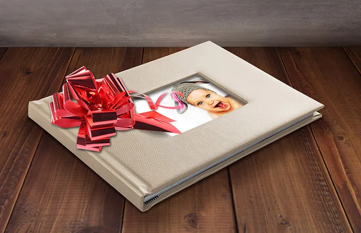 Debossed Leather Photo Books