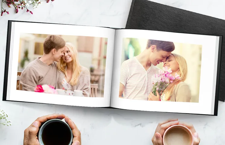 Valentina Black Leather Photo Books