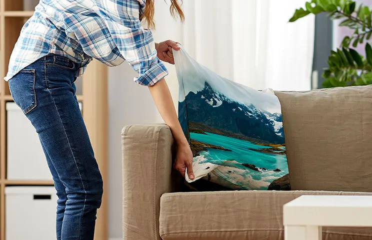 Custom Gifts For Dad - Photo Cushion