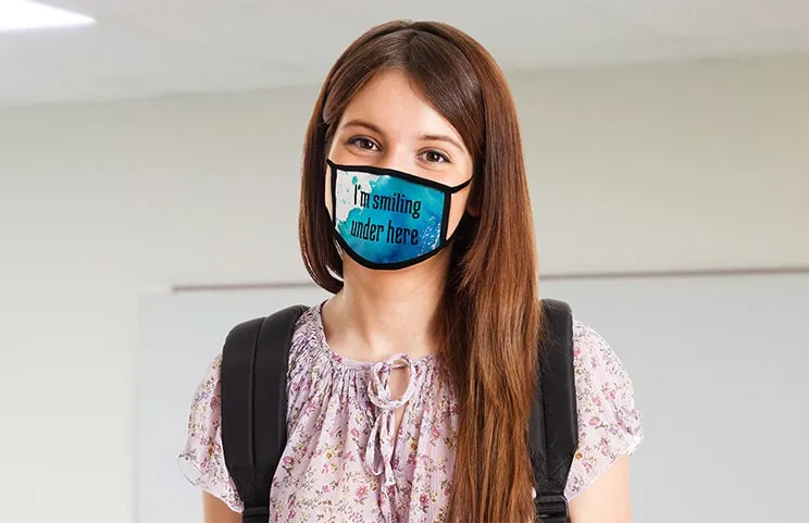 American flag face mask