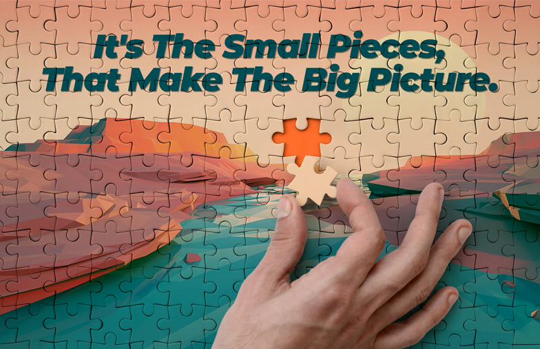 Cardboard Photo Puzzle