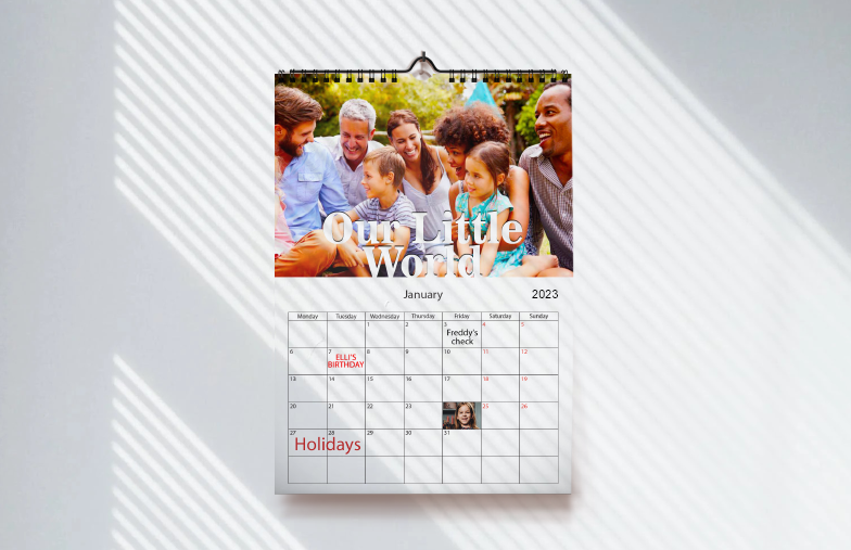 Photo Wall Calendar