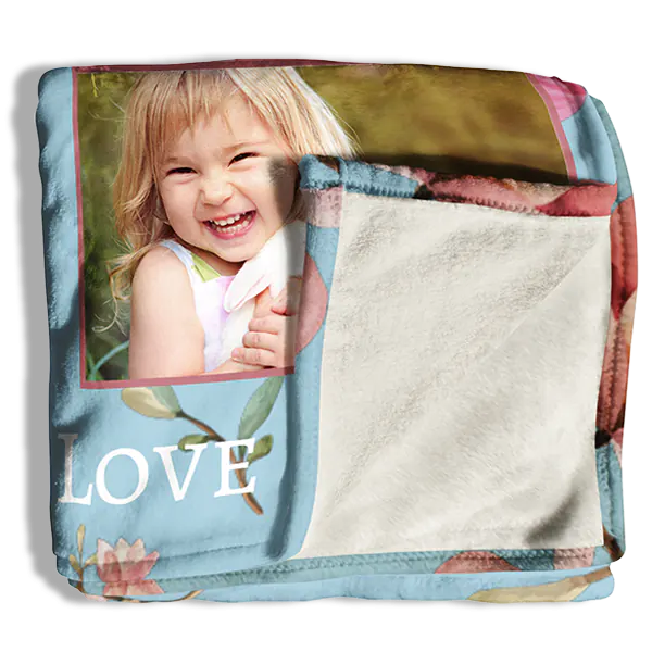 Plush Fleece Photo Blanket