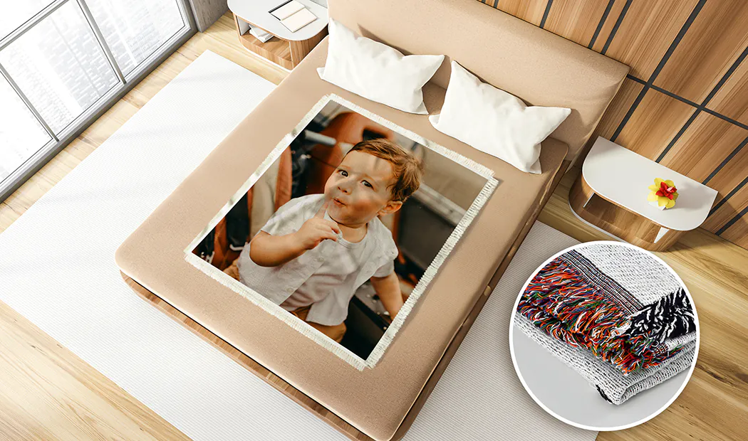 Woven Photo Blanket