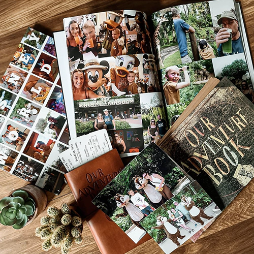Hardcover Photo Book, Print your photos onto 38 glossy pages with a  customizable hard cover
