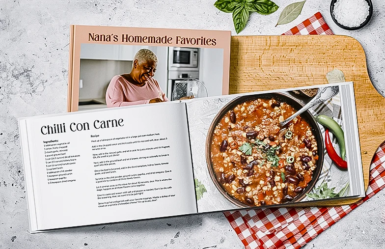How to Make a Recipe Photo Book for Grandma